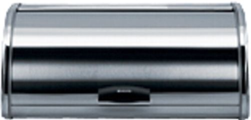 Brabantia 299445 Bread Bin, Roll Top - Matt Steel, Durable and solid bin to keep your bread, Handy: large capacity, so enough room for two large loaves, EAN 8710755299445 (299-445 29-9445 2994-45 299 445)