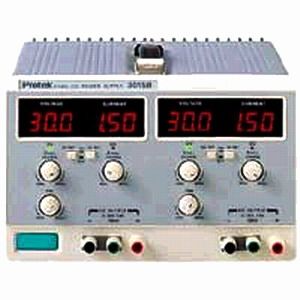 Protek 3015B Dual Output Power Supply with Digital Display, 0-30V @ 0-1.5A, Noise free output for servicing RF equipment (3015 3015 B 3015-B)