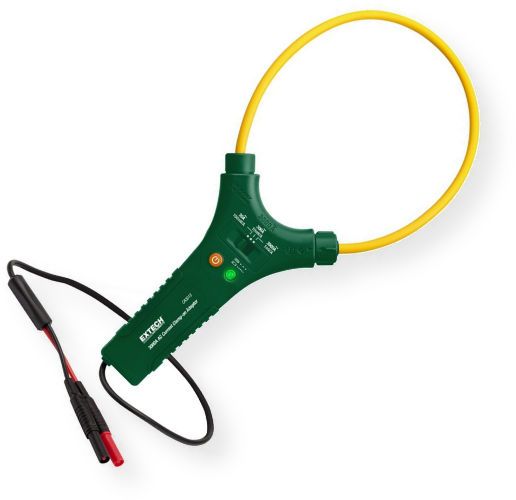 Extech CA3018-NIST Flex 3000A AC Clamp on Adaptor with NIST Certificate; Measure AC Current up to 3000A; Flexible 18 in. clamp jaw easily wraps around bus bars and cable bundles; 7.5mm cable diameter fits into tight spaces and around large conductors; Measures AC Current in three ranges; Easy twist clamp cable closure to Lock or Open; UPC:793950430194 (EXTECHCA3018NIST EXTECH CA3018-NIST CLAMP ADAPTOR)