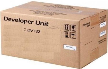 Kyocera 302HS93101 Model DV-132 Developing Unit For use with FS-1300D FS-1300DN FS-1350DN FS-1028MFP and FS-1128MFP Printers, 200,000 yield pages, New Genuine Original OEM Kyocera Brand (302-HS93101 302 HS93101 DV132 DV 132)
