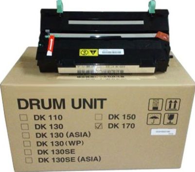 Kyocera 302LZ93061 Model DK-170 Drum Kit for use with Kyocera ECOSYS M2035dn, M2535dn, P2135d, P2135dn, FS-1035MFP, FS-1320D and FS-1370DN Printers, Up to 100000 pages at 5% coverage, New Genuine Original OEM Kyocera Brand, UPC 637122240511 (302-LZ93061 302 LZ93061 302LZ-93061 302LZ 93061 DK170 DK 170) 