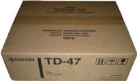Kyocera 305GV20050 Model TD-47 Black Toner Cartridge For use with Kyocera KM-F1060 Fax Machine, Up to 5000 Pages Yield Based On @ 5% Coverage, UPC 708562786294 (305-GV20050 305GV-20050 305GV 20050 TD47 TD 47) 