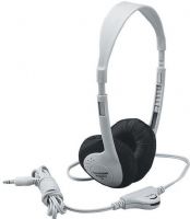 Califone 3060AV Multimedia Stereo Headphones, Works with PC, MAC and portable media, 8 Foot, Cord Inline volume control, Light-weight Stereo Headphones, 3.5 mm Mini plug (3060AV   3060-AV   3060 AV) 