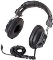 Califone 3068AV Switchable Stereo/Mono Headphones, Cord 6 foot, coiled cord, Transducers 40mm Mylar dome driver unit, Impedance 36 Ohms; Sensitivity 98dB ± 3dB at 1kHz; Volume Control Dual controls on ear cups; Plug 3.5mm mini plug with snap-on 1/4 inch adapter; UPC 610356213001 (3068 AV 3068-AV) 