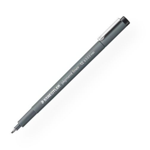 Staedtler 308C2 Pigment Liner .3 - 2.0mm Chisel Tip; Fineliner for art, craft, and sketching; The black ink is acid-free, permanent, light-fast, and waterproof; Shipping Weight 0.02 lb; Shipping Dimensions 5.55 x 0.35 x 0.35 in; EAN 4007817013014 (STAEDTLER308C2 STAEDTLER-308C2 STAEDTLER/308C2 ARTWORK CRAFTS)