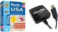 Deluo 31-111-04 Universal GPS with USB and Route 66 for MAC, Over 7,300,000 miles of road 6,500,000 streets 4,000,000 Points of interest 75,000,000 house numbers (3111104 31 111 04) 