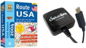 Deluo 31-111-04 Universal GPS with USB and Route 66 for MAC, Over 7,300,000 miles of road 6,500,000 streets 4,000,000 Points of interest 75,000,000 house numbers (3111104 31 111 04)