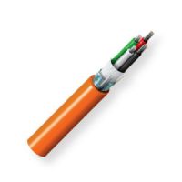 BELDEN3124A0031000, Model 3124A, 18 and 22 AWG, 2-Pair, Cable For DeviceBus For Square D Seriplex Wiring System; Orange; CM-Rated; 2 Pair 18 and 22AWG Tinned Copper conductors; PVC and PO Insulation; Overall Beldfoil on Data Pair Shield; PVC Outer Jacket; UPC 612825142010 (BELDEN3124A0031000 TRANSMISSION CONDUCTIVITY WIRE PLUG) 