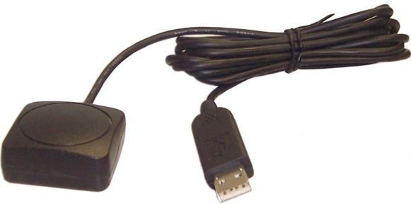 Deluo 31-311-01 USB GPS For Laptop, Tracks up to 12 satellites L1,1575.42MHz, C/A code, Cable length 6 ft (3131101 31 311 01)