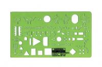 Rapidesign R315 Electrical/Electronic Template; Contains transformers, resistors, capacitors, etc; Designed for .250 inches grid; Shipping Dimensions 11.00 x 5.00 x 0.12 inches; Shipping Weight 0.06 lb; UPC 014173253248 (315R R-315 R/315 RAPIDESIGNR315 RAPIDESIGN-R315) 