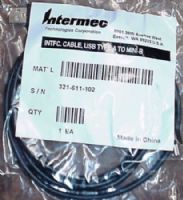 Intermec 321-611-102 USB 6.6 ft. Length Cable For use with PB21 PB31 PB22 PB32 PB50 PB51 and PW50 Mobile Printers, USB-A to USB-Mini B Plug (321611102 321611-102 321-611102) 
