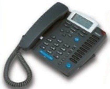 Cortelco 322041-TP2-27E Medallion Telephone, Two-Line Speakerphone, Caller ID with Call Waiting, 100 CID Memory, E2PROM Design, Electronic LCD Contrast Adjust, 3-Line Wide Angle LCD, Voice Message Indication FSK/Stutter/90V/24V, Active Line Indication, Mute with LED, DTMF Dialing, Electronic Hold, On Hook Pre-dial, UPC 048044001621 (322041 TP2 27E 322041TP227E ITT ITT3220CH ITT-3220CH 322041TP227E 322041 TP2 27E)