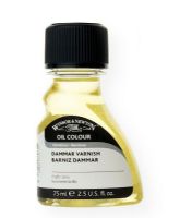 Winsor & Newton 3221741 Dammar Varnish 75ml; A pale yellow varnish which dries to a high gloss for use on oil and alkyd paintings; It tends to darken with aging and is removable with distilled turpentine; Quick drying; Do not use as a medium or until painting is completely dry (6-12 months); Use in warm, dry conditions; Shipping Weight 0.21 lb; Shipping Dimensions 4.41 x 2.2 x 1.38 in; UPC 884955015261 (WINSORNEWTON3221741 WINSORNEWTON-3221741 WINSORNEWTON/3221741 ARTWORK CRAFTS) 