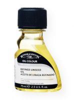 Winsor & Newton 3221748 Refined Linseed Oil 75ml; A low viscosity alkali refined oil of pale color that dries slowly; Reduces oil color consistency and increases gloss and transparency; Add to other oils to slow drying; Shipping Weight 0.21 lb; Shipping Dimensions 4.41 x 2.2 x 1.38 in; UPC 884955015933 (WINSORNEWTON3221748 WINSORNEWTON-3221748 WINSORNEWTON/3221748 ARTWORK) 