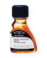 Winsor & Newton 3221752 Liquin Fine Detail Medium 75ml; The most fluid of the Liquin family of products, this quick drying gloss medium is ideal for fine details, glazing and blending, or to produce a smooth surface picture; Speeds drying; Resists yellowing; Not suitable as a varnish or final coat; Shipping Weight 0.23 lb; Shipping Dimensions 4.41 x 2.2 x 1.38 in; UPC 884955016558 (WINSORNEWTON3221752 WINSORNEWTON-3221752 LIQUIN-3221752 ARTWORK CRAFTS) 