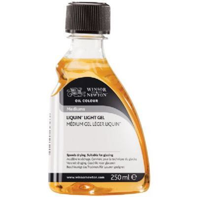 Winsor & Newton 3239754 Light Gel Medium 250ml; This quick drying gloss medium offers a slight gel that brushes out smoothly and is ideal for artists looking for a non-drip effect when mixed with color; Speeds drying time; Resists yellowing; Ideal for glazing; Not suitable as a varnish or final coat; Shipping Dimensions 6.10 x 3.15 x 1.97 inches; Shipping Weight 0.62 lb; UPC 884955016794 (WN3239754 WN-3239754 WN/3239754 WINSORNEWTON3239754 WINSORNEWTON-3239754)