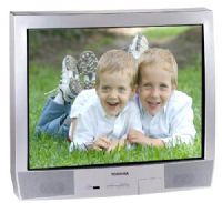 Toshiba 32D46 Color Television, NTSC, 32" Diagonal, ATSC And QAM Tuning, 480i Display, Surround Sound, Front And Rear A/V Inputs and a Universal Remote Control (32-D46 32D-46 32 D46 32D 46 32D4) 