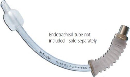 SunMed 3-3013-03 Racine Universal Connector, Endotracheal tube adapter 15mm male clear, fits 7mm-10.5 O.D., Allows movement of the breathing circuit at the patient end and eliminates the need for connectors of various types and sizes, Patented diaphragm allows quick and easy tube insertion which provides a firm and tight seal, Provides firm & tight seal, Silicone Autoclavable (3301303 33013-03 3-301303)