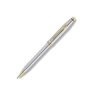 Cross Century Medalist Chrome & Gold 0.5mm Pencil New In Box 330305 