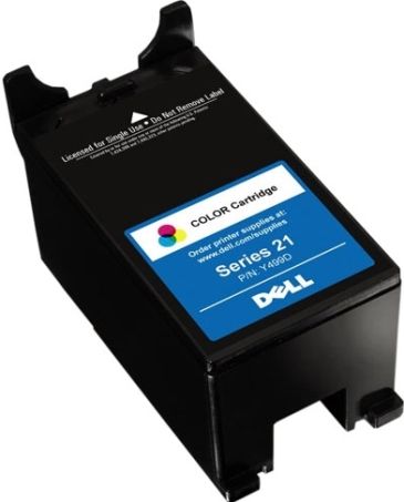Dell 330-5274 Standard Yield Color Cartridge Series 21 For use with Dell V313 and V313w Printers, Average cartridge yields 170 standard pages, New Genuine Original Dell OEM Brand (3305274 330 5274 3305-274 XG8R3)