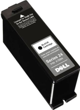 Dell 330-5287 High Yield Black Cartridge For use with Dell V715w All-in-One Wireless Printer, Up to 500 pages yield based on 5% page coverage, New Genuine Original Dell OEM Brand (3305287 330 5287 3305-287 T109N)