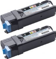 Dell 331-0720 Dual Black Toner Cartridge For use with Dell 2150cn, 2150cdn, 2155cn and 2155cdn Color Laser Printers, Up to 6000 page yield based on 5% page coverage, New Genuine Original Dell OEM Brand (3310720 331 0720 3310-720 899WG 84R1W) 