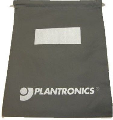 Plantronics 33247-02 Headset Cloth Storage Pouch, Designed For Plantronics Blackwire C220-M Headset (3324702 33247 02 3324-702 332-4702)