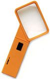 Konus 3342 Magnifying lenses ORANGE SERIES plastic, Magnification: 3X, plastic handle with light, they function with two 1.5V batteries (3342)