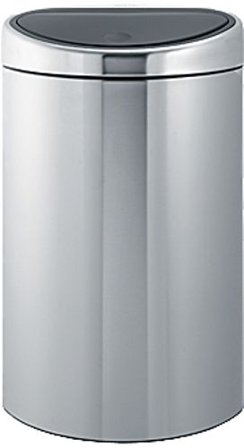 Brabantia 336065 Twin Bin, 23/10 litre Perfect matching Brabantia bin liners available, size G (23 litre) and K (10 litre, biodegradable) - Matt Steel (336065 336 065 336-065 3360-65)