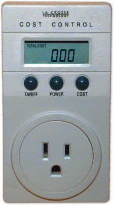 La Crosse 3362 Power Cost Controller, Cost monitoring, Cost forecasting
