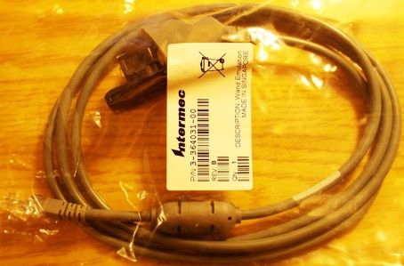Intermec 3-364031-00 Wand Emulation RJ 6-Pin Cable For use with Barcode Scanners (336403100 3364031-00 3-36403100)