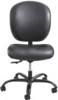 Safco 3391BV Alday 24/7 Intensive Use Task Chair, Black; Pneumatic Seat Height Adjustment, Back Height Adjustment, 360° Swivel, Back Tilt Lock; Dual Wheel Carpet Casters; 2 1/2" diameter Wheel/Caster Size; Nylon Material; 500 lbs.Weight Capacity; Seat Size 20 1/2"w x 20"d; Back Size 18 3/4"w x 18"h; Seat Height 17 1/2"-20"H (3391-BV 3391B 3391 BV) 
