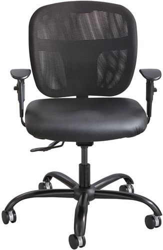 safco vue intensive use mesh task office chair in black