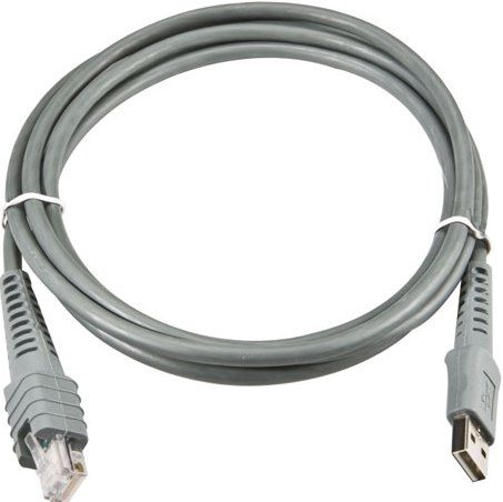 Intermec 3-414038-11 USB 6 feet (1.8m) Straight Cable For use with 1802, M2100, M9730, M2210 and M2220 Barcode Scanners, RoHS Compliant (Windows 98, 2000, XP and Apple Mac) (341403811 3414038-11 3-41403811)
