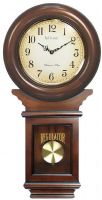 River City Clocks 3416C Regulator Wall Clock, Cherry Finish; Movement: Genuine German Quartz Movement; Power: One " C" cell battery (not included); Chimes: 4/4 chimes, hourly strike, volume control, night silence; Choice of Westminster or Whittington (switch on movement), UPC 711705004438 (3416-C 3416 C 3416) 