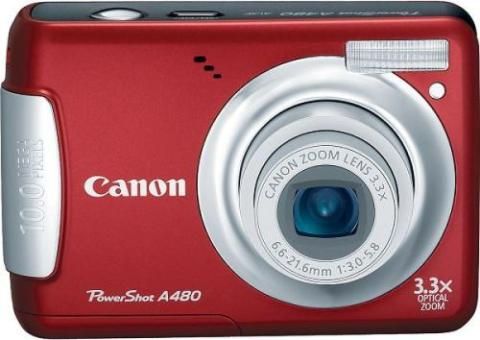 Canon 3477B001 PowerShot A480 Point & Shoot Digital Camera, 2.5