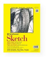 Strathmore 350-109 Series 300 Glue Bound Sketch Pad 9" x 12"; A lightweight sketch paper with a fine tooth surface suited for classroom experimentation, practice of techniques, or quick studies with any dry media; 50 lb; Acid-free; 100 sheets; Shipping Weight 1.4 lb; Shipping Dimensions 9.00 x 12.00 x 0.5 in; UPC 012017351099 (STRATHMORE350109 STRATHMORE-350109 300-SERIES-350-109 STRATHMORE/350109 350109 ARTWORK) 