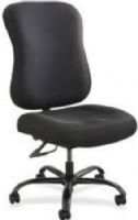 Safco 3590BL Optimus Big and Tall Chair, Black; 400 lb. weight capacity with reinforced mechanism to ensure you get the proper support and most relaxing seat in the house or workspace; Functions include: back height adjustment, back tilt, tilt lock and tilt tension; Overall Height Range 43" to 52"; Seat Height 19" to 22"; Seat 23"W x 22"D; Back 22"W x 25"H (3590-BL 3590B 3590 BL) 