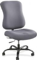 Safco 3590GR Optimus Big and Tall Chair, Gray; 400 lb. weight capacity with reinforced mechanism to ensure you get the proper support and most relaxing seat in the house or workspace; Functions include: back height adjustment, back tilt, tilt lock and tilt tension; Overall Height Range 43" to 52"; Seat Height 19" to 22"; Seat 23"W x 22"D; Back 22"W x 25"H (3590-GR 3590G 3590 GR) 