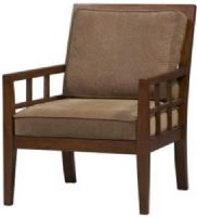 Linon 36052MPL-01-KD Window Pane Side Occassional Chair, Maple Finish, Chinese Maple with Chenille Seating, Taupe chenille upholstery, Removable back cushion, Some Assembly Required, Dimensions (W x D x H) 28.00 x 32.00 x 34.88 Inches, Weight 44.09 Lbs, UPC 753793797991 (36052MPL01KD 36052MPL-01 36052MPL 36052MPL01 36052MPL-01KD) 