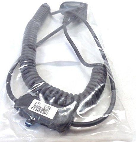 Intermec 3-606032-03 RS232 Serial Cable, Designed For Intermec 2435 Trakker Antares Terminal, 10-position modular connector at one end and 9-pin D-Sub (DB-9) female connector at other end (360603203 3606032-03 3-60603203)