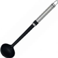 Brabantia 363627 Profile Line Sauce Ladle, Non-stick, For use in non-stick pans, Seamless design - hygienic and easy to clean, Smooth forms in resilient plastic - no damage to non stick cookware, Durable - made of high-grade, heat resistant nylon (max. 220°C), Easy to clean - dishwasher proof, Grips made of stainless steel (363-627 363 627) 