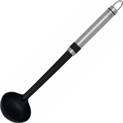 Brabantia 363627 Profile Line Sauce Ladle, Non-stick, For use in non-stick pans, Seamless design - hygienic and easy to clean, Smooth forms in resilient plastic - no damage to non stick cookware, Durable - made of high-grade, heat resistant nylon (max. 220C), Easy to clean - dishwasher proof, Grips made of stainless steel (363-627 363 627)