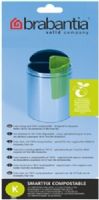 Brabantia 364983 Bin liners K, 10 litre, biogradable, Specially made for organic kitchen waste - bin liner can go on the compost heap (364983 364 983 364-983 3649-83)