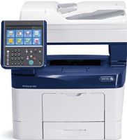 Xerox 3655/XM model Workcentre 3655 Laser Multifunction Printer - Monochrome, Plain Paper Print Recommended Use, 8 Second Monochrome First Print Speed, Monochrome Print Color Capability, 47 ppm Maximum Mono Print Speed, 1200 x 1200 dpi Maximum Print Resolution, Apple AirPrint Wireless Print Technology, Automatic Duplex Printing, 1 Number of Colors, 1 GHz Processor Speed, 2 GB Standard Memory, 250 GB Hard Drive Capacity, UPC 095205507669 (3655XM 3655-XM 3655 XM) 