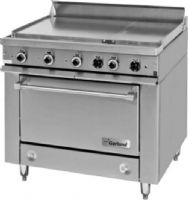 Garland 36ER32 Series 36E Heavy Duty Range, 36" heavy duty electric range with standard oven, 2 all purpose sections 24" and 12", 3-position rack glides with 1 rack provided, 3" high vent riser, Stainless steel front, sides and front rail, 6" legs (36ER32 36-ER-32 36 ER 32) 