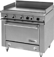 Garland 36ER38 Heavy-Duty Electric Range with Griddle Top and Standard Oven, 103 Amps, 60 Hertz, 1 Phase, 208 Volts, 21.5 Kilowatts, Solid Door, Full Surface Griddle Location, 36" Griddle Size, Freestanding Installation, 1 Number of Ovens, Electric Power, Standard Oven Range Base Style, 100 - 450 Degrees F Temperature Range, 26.25" w x 29" D x 13.50" H Oven Interior 6" adjustable legs (36ER38 36-ER-38 3 6ER 38) 