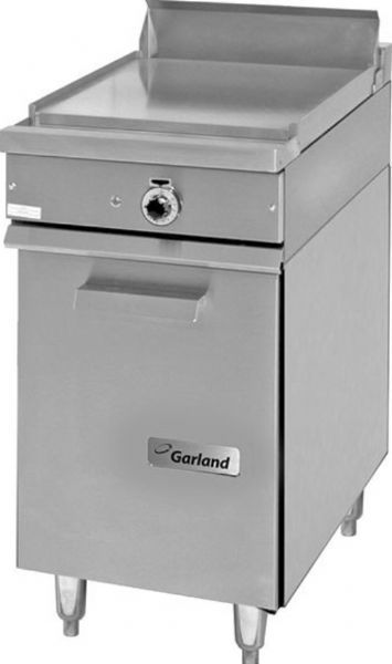 Garland 36ES16 Heavy-Duty Electric Range Attachment with All Purpose Top Section and Storage Base, 29 Amps, 60 Hertz, 1 Phase, 208 Volts, 6 Kilowatts, Hot Top Style, Solid Door, Freestanding Installation, Electric Power, 6