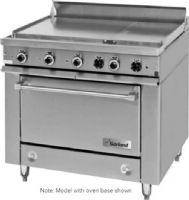 Garland 36ES32 Heavy-Duty Electric Range with 2 All-Purpose Top Sections and Storage Base, 1 Phase, 208 Volts, 15 Kilowatts, Hot Top Burner Style, Solid Door, Full Surface Griddle Location, 36" Griddle Size, Freestanding Installation, Electric Power Type, Storage Base Range Base Style, Equipped with a 2 section hot top, 6" adjustable legs, Storage base for holding frequently used items (36ES32 36-ES-32 36 ES 32) 