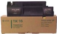 Kyocera 37027016 model TK-16H Toner kit, Black Color, For use with FS-600 Printer, Up to 3000 pages at 5% coverage Duty Cycle, New Genuine Original OEM Kyocera Brand, UPC 632983001745 (37-027016 37 027016 TK 16H TK16H) 